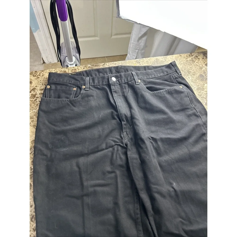 Levi's 550 mens Jeans Black Tag Size 40x30 Denim Straight